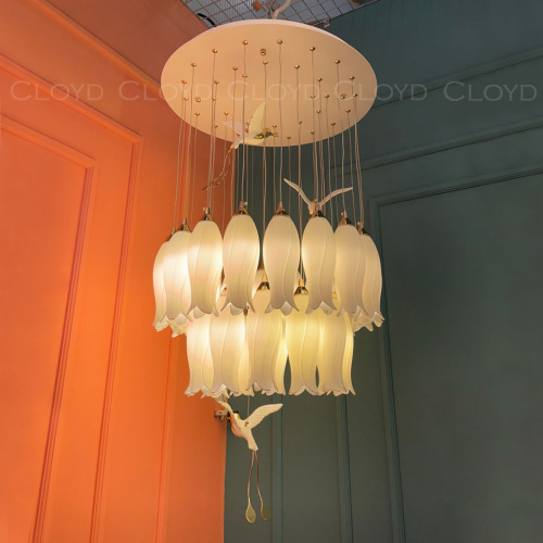 Люстра Cloyd ARGANA C30 / Ø60 см - керамика - E14 - белый (арт.11236) фото 6 Люстра Cloyd ARGANA C30 / Ø60 см - керамика - E14 - белый (арт.11236) фото 6