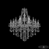 Люстра хрустальная 1415/12+6+3/300 Ni Bohemia Ivele Crystal (Богемия Ивеле Кристалл)