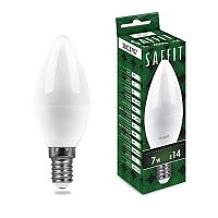 Лампа светодиодная SAFFIT SBC3707 Свеча E14 7W 230V 6400K