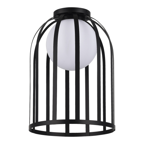 SL6129.402.01 Светильник потолочный ST-Luce Черный/Белый E27 1*60W NORDIC фото 5