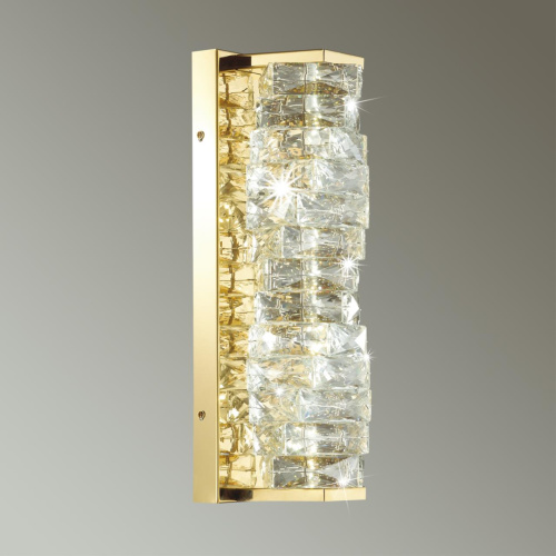 4999/10WL HALL ODL23 623 золотой/прозрачный/металл/хрусталь Бра LED 10W 4000K STRAZA фото 3 4999/10WL HALL ODL23 623 золотой/прозрачный/металл/хрусталь Бра LED 10W 4000K STRAZA фото 3