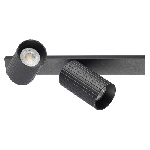 Citilux AXEL CL512521R Спот поворотный двойной Чёрный Рифлёный фото 7 Citilux AXEL CL512521R Спот поворотный двойной Чёрный Рифлёный фото 7
