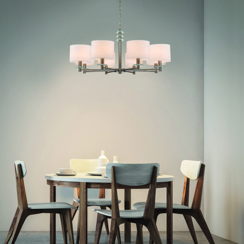 Подвесной светильник Escada 641/8PL E14*60W Satin nickel фото 6 Подвесной светильник Escada 641/8PL E14*60W Satin nickel фото 6