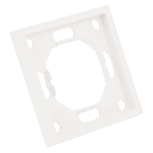 Рамка STEKKER, PFR00-5001-01 1-местная, серия Эмили, белый фарфор, soft touch фото 4