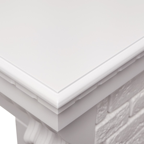 Электрокамин RealFlame Jazz WT белый с очагом Majestic Lux Brass фото 3