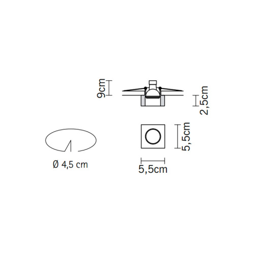 Встраиваемый светильник D55F0811 фото 3 Встраиваемый светильник D55F0811 фото 3
