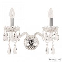 Бра хрустальные 107B/2/165 Ni Bohemia Ivele Crystal (Богемия Ивеле Кристалл)