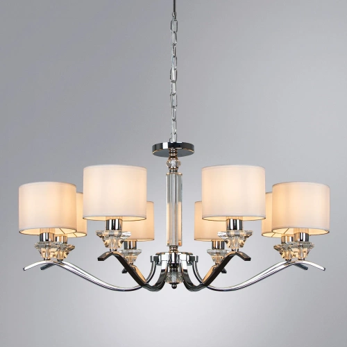 Подвесная люстра Arte Lamp ALHENA A4091LM-8CC фото 2 Подвесная люстра Arte Lamp ALHENA A4091LM-8CC фото 2