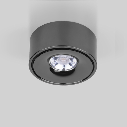 Накладной светодиодный светильник Glide черный жемчуг 25100/LED фото 2