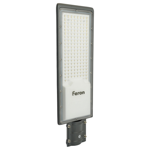 Светодиодный уличный консольный светильник Feron SP3035 120W 6400K 230V, серый фото 3