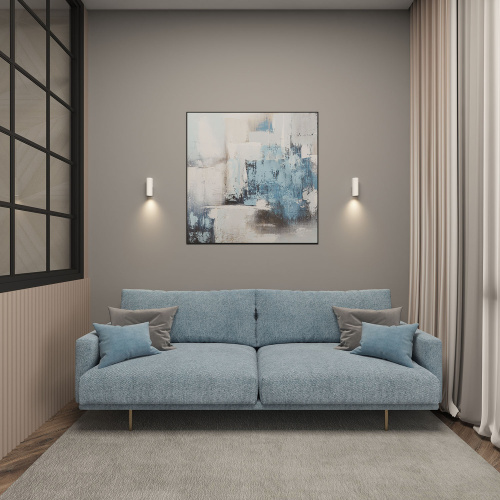 DK5021-WH Настенный светильник, IP20, до 15 Вт, LED, GU10, белый, алюминий фото 3