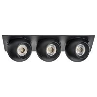 i537727272 Светильник INTERO LED 9W*3 850LM*3 24G ЧЕРНЫЙ 3000K (217537+217072+217072+217072)