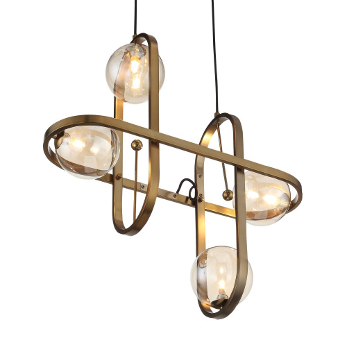 SL1201.203.04 Светильник подвесной ST-Luce Бронзовый/Коньячный G9 4*5W CIRCONO фото 7 SL1201.203.04 Светильник подвесной ST-Luce Бронзовый/Коньячный G9 4*5W CIRCONO фото 7