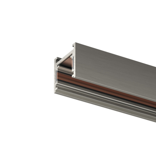 Трек SHINE BASE, 2м, 48В DC, IP20, цвет темный никель, алюминий фото 4