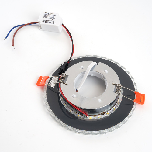 Светильник встраиваемый с белой LED подсветкой Feron CD4021 потолочный GX53 без лампы прозрачный фото 11