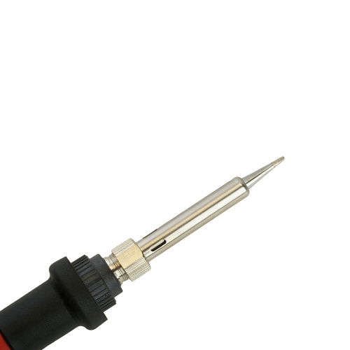 Паяльник с регулировкой температуры цифровой до500С с керам.нагревателем,60Вт,долговечное жало,230В, STEKKER PLE702-60 фото 2