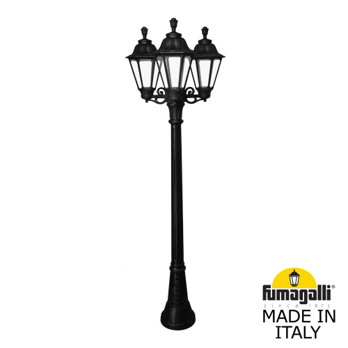 Fumagalli Садово-парковый фонарь FUMAGALLI ARTU BISSO/RUT 3L E26.158.S30.AXE27 Fumagalli Садово-парковый фонарь FUMAGALLI ARTU BISSO/RUT 3L E26.158.S30.AXE27