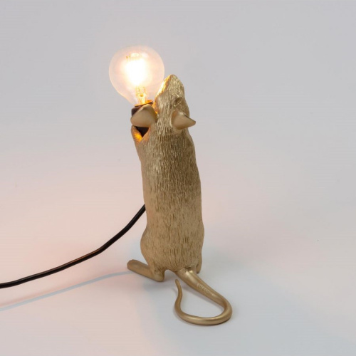 Настольная лампа Mouse Lamp Standing GOLD USB фото 6 Настольная лампа Mouse Lamp Standing GOLD USB фото 6