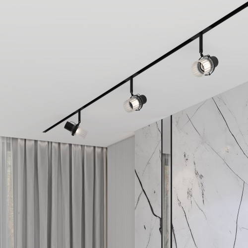 Slim Magnetic Трековый светильник со стеклянным плафоном 10W 4000K черный 85532/01 фото 9 Slim Magnetic Трековый светильник со стеклянным плафоном 10W 4000K черный 85532/01 фото 9