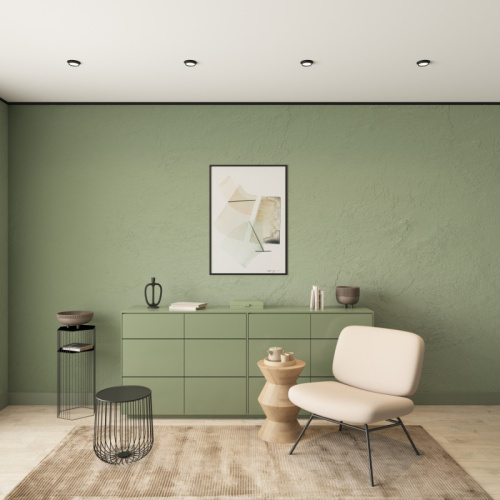 Встраиваемый светильник Denkirs FLAT | ФЛЭТ DK2090-BK фото 5