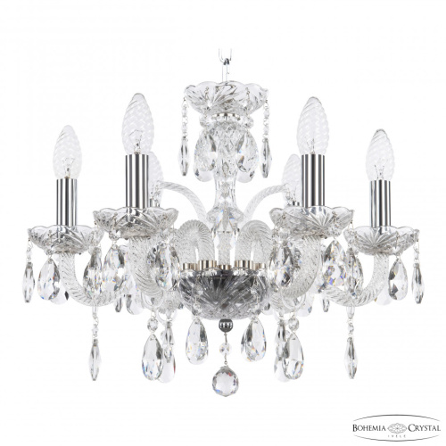Люстра хрустальная 118/6/141 Ni Bohemia Ivele Crystal (Богемия Ивеле Кристалл)