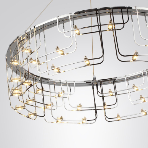 7059/44L HIGHTECH ODL26 287 Подвесной светильник нерж/сталь хром IP20 LED 44W 3960Лм 3000K 220V ZAHA фото 4 7059/44L HIGHTECH ODL26 287 Подвесной светильник нерж/сталь хром IP20 LED 44W 3960Лм 3000K 220V ZAHA фото 4
