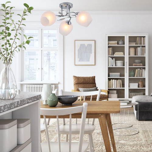 Потолочный светильник Escada 1108/3PL E27*40W Chrome фото 4 Потолочный светильник Escada 1108/3PL E27*40W Chrome фото 4
