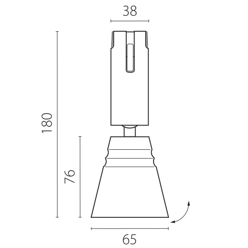 210847 Светильник 48V (D65) DUE HERMES 6W 590LM 36G ЧЕРНЫЙ 4000K фото 14 210847 Светильник 48V (D65) DUE HERMES 6W 590LM 36G ЧЕРНЫЙ 4000K фото 14