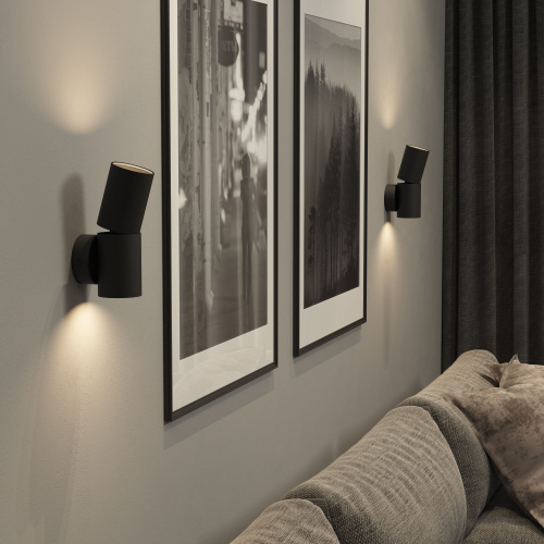 Настенный светодиодный светильник Deep 40126/LED черный фото 5 Настенный светодиодный светильник Deep 40126/LED черный фото 5