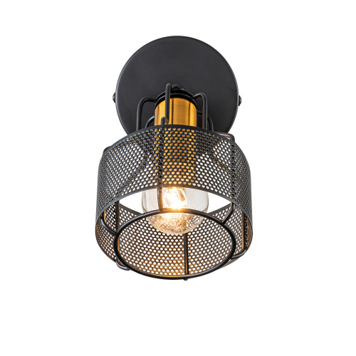 Настенный светильник Escada 1100/1A E14*40W Black/Gold фото 3