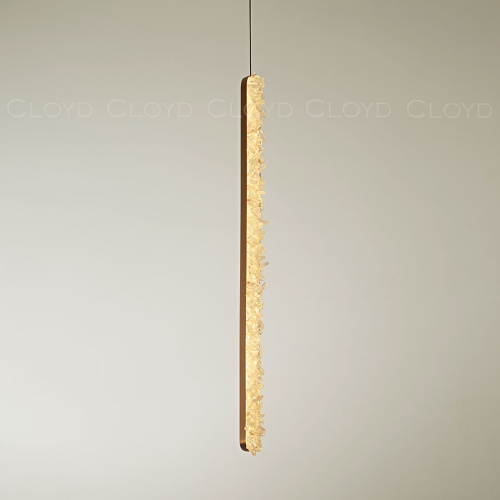 Подвесной светильник Cloyd FRANZEN P1 / выс. 80 см - кварц - латунь (арт.12555) фото 3