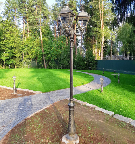 Fumagalli Парковый фонарь FUMAGALLI NEBO OFIR/SIMON 3L U33.202.R30.BXH27 фото 2 Fumagalli Парковый фонарь FUMAGALLI NEBO OFIR/SIMON 3L U33.202.R30.BXH27 фото 2