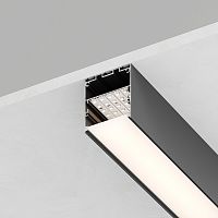 Профиль  накладной 50х50мм алюминиевый, черный, 2м, CAB269