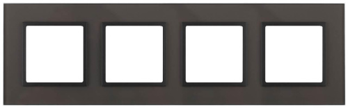 Рамка 4-постовая ЭРА Elegance 14-5104-32 Б0034540 Рамка 4-постовая ЭРА Elegance 14-5104-32 Б0034540