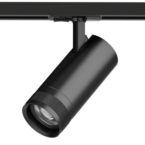 C4207SS Светильник CANNO PRO д/треков BARRA LED 20W 1400LM 20-55G ЧЕРНЫЙ 2700-4200-6000K IP20 с тонким адаптером (304207 + 592007-SS) фото 2