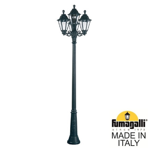 Fumagalli Садово-парковый фонарь FUMAGALLI RICU BISSO/RUT 3+1 E26.157.S31.AXE27 Fumagalli Садово-парковый фонарь FUMAGALLI RICU BISSO/RUT 3+1 E26.157.S31.AXE27