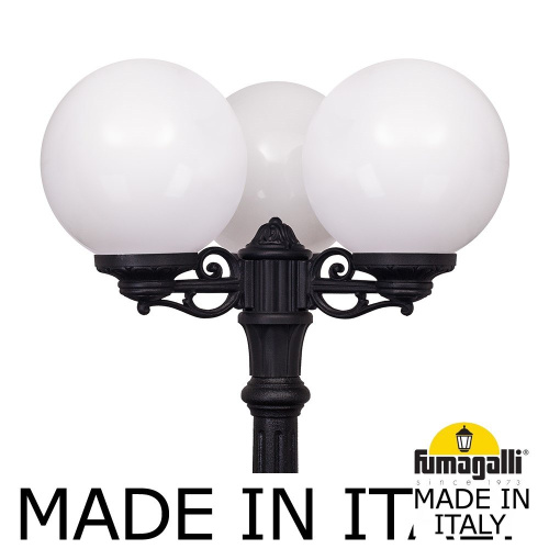 Fumagalli Садово-парковый фонарь FUMAGALLI RICU BISSO/G300 3L G30.157.S30.AXE27 фото 2 Fumagalli Садово-парковый фонарь FUMAGALLI RICU BISSO/G300 3L G30.157.S30.AXE27 фото 2