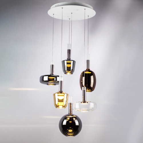 792169 Люстра DISCO 6x6W LED 1200LM 120G БЕЛЫЙ/МУЛЬТИКОЛОР 3000К фото 12