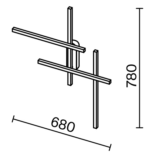 Настенный светильник (бра) Maytoni MOD248WL-L24BK фото 6