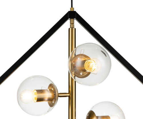 Подвесная люстра Indigo Faccetta 13005/B/4P Black V000107 фото 5