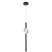 Светильник подвесной куб черный LED 6Вт D12см Zortes Brilly ZRS.30514.01