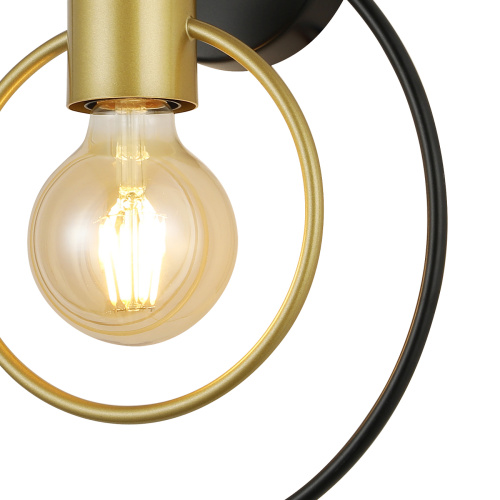 Настенный светильник Escada 1162/1A E27*40W Black/Gold фото 2 Настенный светильник Escada 1162/1A E27*40W Black/Gold фото 2