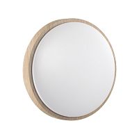 7607/CLN PALE SN 170 Светильник пластик/белый/бежеый под дерево LED 36Вт 4000К D340 IP43 LOSTA