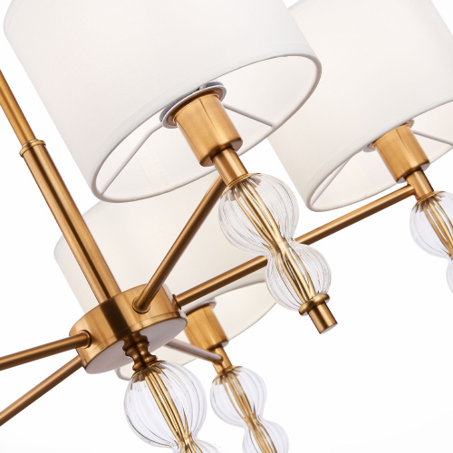 SLE105713-05 Светильник подвесной Латунь, Прозрачный/Белый E14 5*40W RAMER фото 5