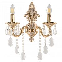 Бра с хрустальными подвесками AL7801B14/2/175 B GW Bohemia Ivele Crystal (Богемия Ивеле Кристалл)