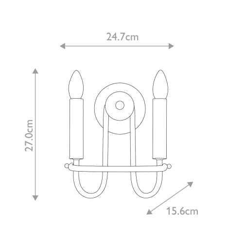 Бра Kichler, Арт. KL-CAPITOL-HILL2-BN фото 5