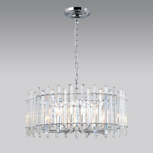 Citilux Ингвар CL334181 Люстра подвесная хрустальная Хром фото 4