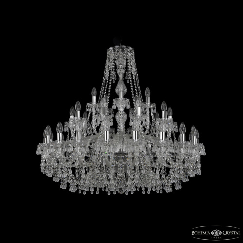 Люстра хрустальная 1410/20+10+5/360 Ni V0300 Bohemia Ivele Crystal (Богемия Ивеле Кристалл)