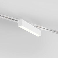 Трековый светодиодный светильник для однофазного шинопровода X-Line 10W 4200K белый матовый X-Line белый матовый 10W 4200K (LTB53) однофазный