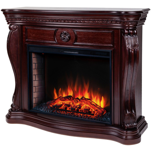 Каминокомплект BARCELONA/БАРСЕЛОНА Античный дуб с очагом Электроочаг EPSILON/ЭПСИЛОН 33 фото 2